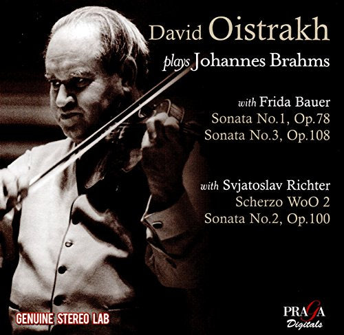 David Oistrakh - David Oistrakh Plays Brahms (Scherzo, of the Sonata FAE, WoO2, Violin Sonatas 1-3) [CD]