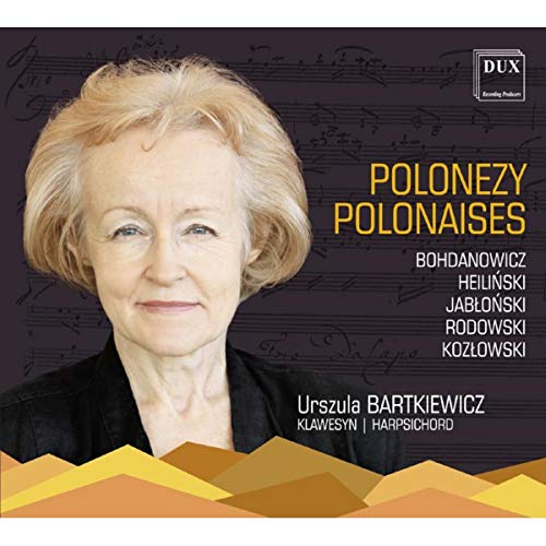 CD cover featuring a blonde woman against a dark background with sheet music overlay.