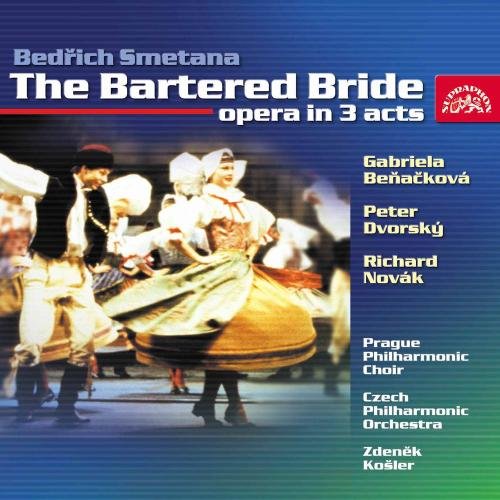 CD cover for "The Bartered Bride" opera, featuring dancers in traditional costumes.