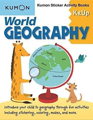 World Geography Sticker Activity Book: K & Up: Kumon Sticker Activity Book (Kumon Sticker Activity Books)