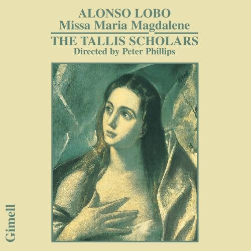 CD cover with a sketch of a woman, titled "Alonso Lobo: Missa Maria Magdalene".
