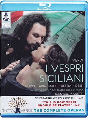 Verdi: I Vespri Siciliani [Parma 2010] [Nucci, Armiliato, Prestia, Dessí] [C Major: 723904] [Blu-ray] [2013] [Region Free] Blu-ray