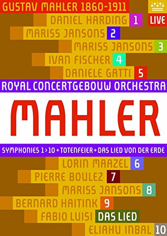 Mahler: Symphonies 1-10; Totenfeier; Das Lied Von Der Erde (Royal Concertgebouw Orchestra) [DVD]