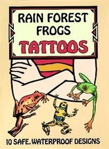 Rain Forest Frogs Tattoos (Dover Tattoos)