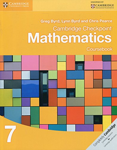 The image depicts a textbook cover with a yellow background and multicolored mosaic pattern.