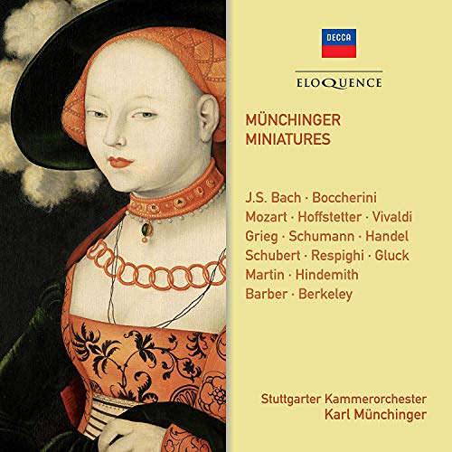 CD cover with portrait of a woman and list of composers.