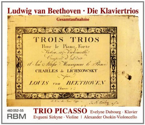 Trio Picasso - Ludwig van Beethoven: Piano Trios [CD]