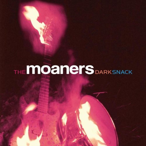"Album cover with a burning guitar and cymbal, surrounded by flames and smoke."