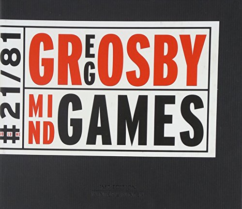 "Album cover with 'Greg Osby Mind Games' in red and black text on a white rectangle."