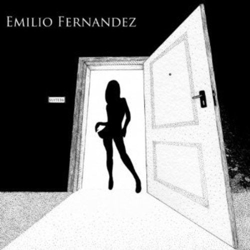 "Album cover with a silhouette of a woman standing in an open doorway."