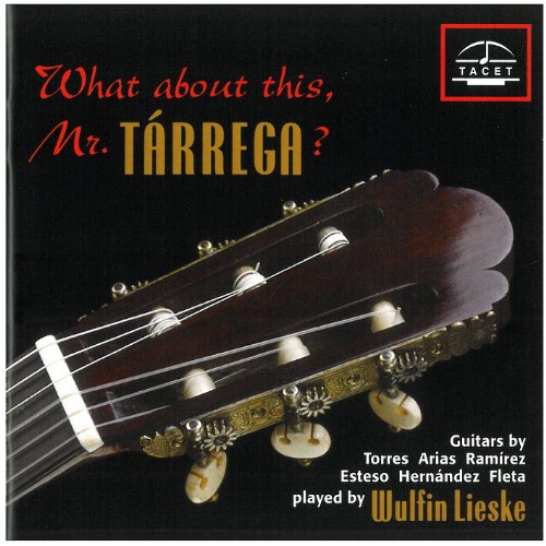 "CD cover featuring a guitar headstock against a black background with text and logo."