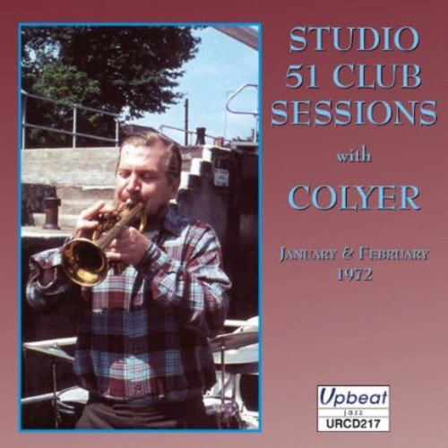 Album cover with man playing trumpet, red background, and "STUDIO 51 CLUB SESSIONS" text.