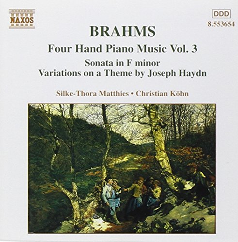 A CD cover featuring a painting of people in a forest, with text above.