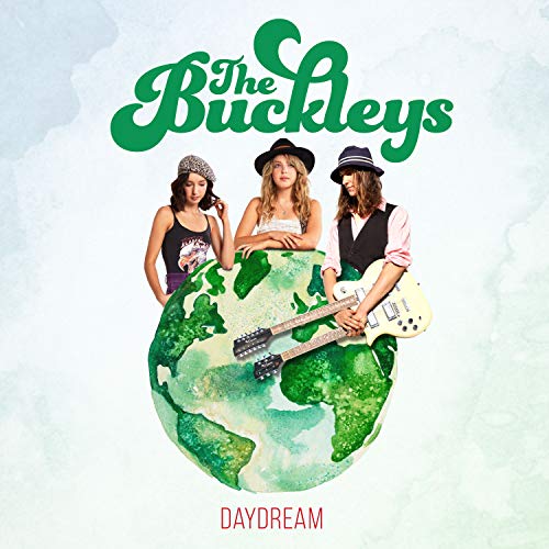 CD case with disc, featuring The Buckleys' "Daydream" album artwork with green earth illustration.