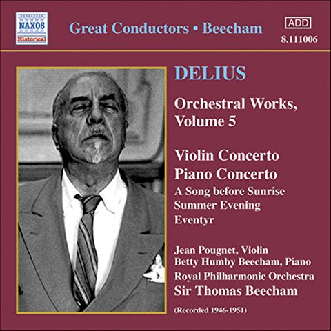 Delius - Delius: Piano Concerto, Violin Concerto, Song Before Sunrise, Eventyr [CD]