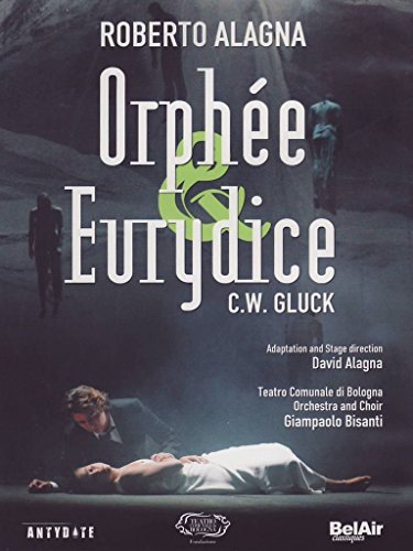 DVD cover for "Orphee Eurydice" featuring a man leaning over a reclined figure.