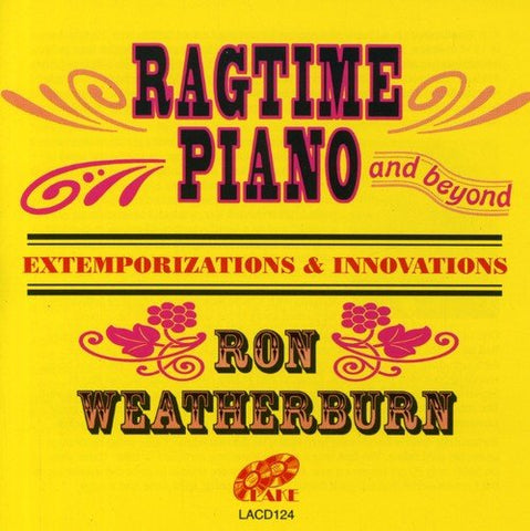 Weatherburn Ron - Ragtime Piano [CD]