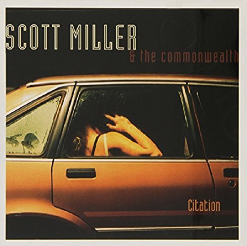 Album cover with a woman in a car, titled "Citation" by Scott Miller.