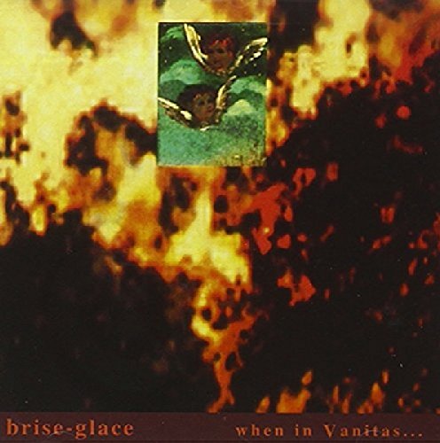 Album cover with flames and a crab image, titled "brise-glace when in Vanitas..."