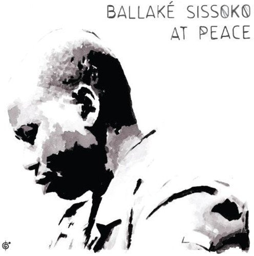 "CD cover with a black and white abstract portrait and artist's name."