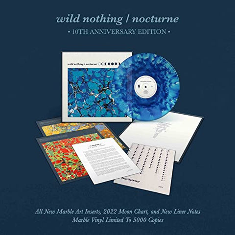 Wild Nothing - NOCTURNE (10TH ANNIVERSARY BLUE MARBLE VINYL)  [VINYL]