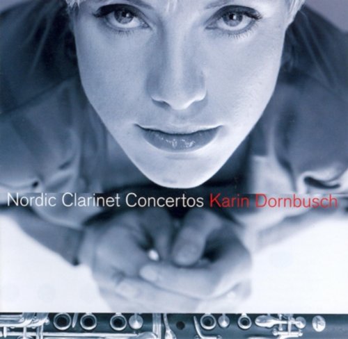 CD cover with a woman's face and a clarinet, blue-toned image.