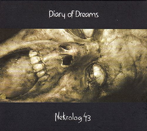 "Album cover with a close-up of a skull on a black background."