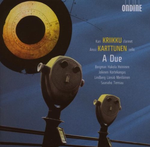 CD cover with coin-operated binoculars against a blue sky.