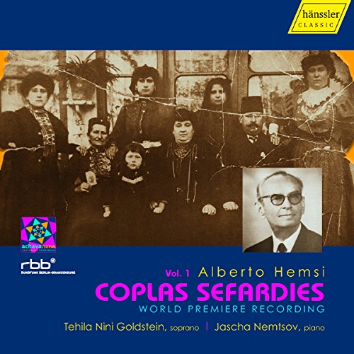 Goldstein/Nemtsov - Alberto Hemsi: Coplas Sefardies - Vol. 1 [CD]