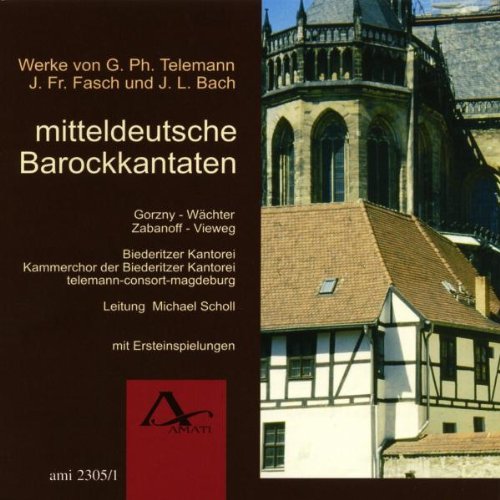 "CD cover with a brown background, red logo, and a church image."