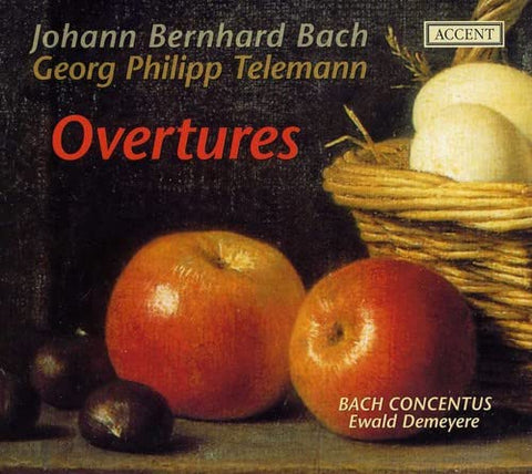 Demeyere/bach Concentus - Overtures by Johann Bernhard Bach/Georg Philipp Telemann [CD]