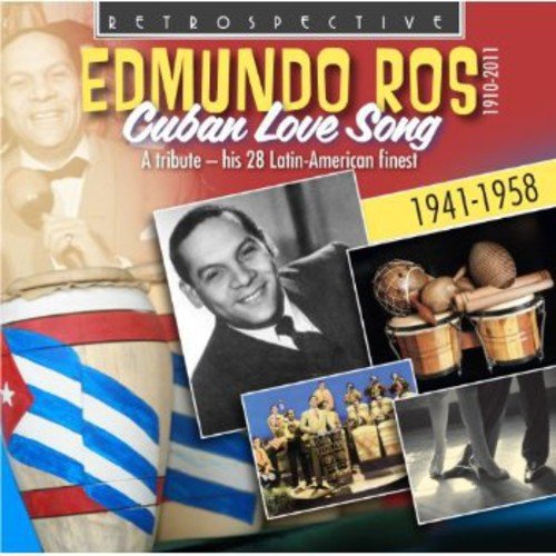 Edmundo Ros CD cover featuring collage of images and Cuban flag elements.