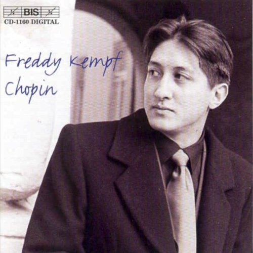 "CD cover with a black and white photo of a man in a suit."
