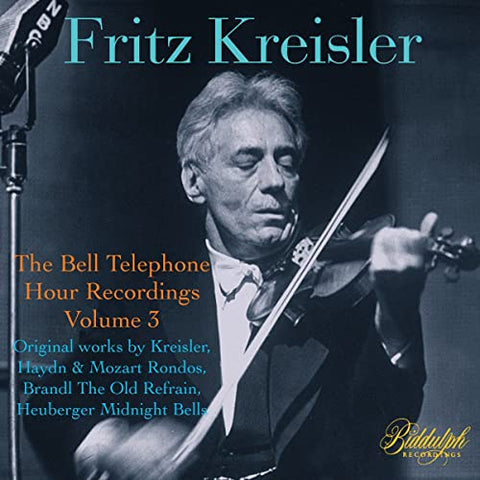 Kreisler/voorhees - KREISLER:TELEPHONE HOUR 3 [CD]