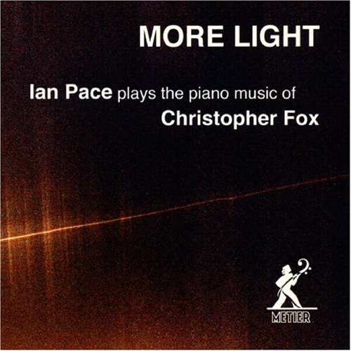 CD cover with "MORE LIGHT" title, white text on black background, featuring a logo.