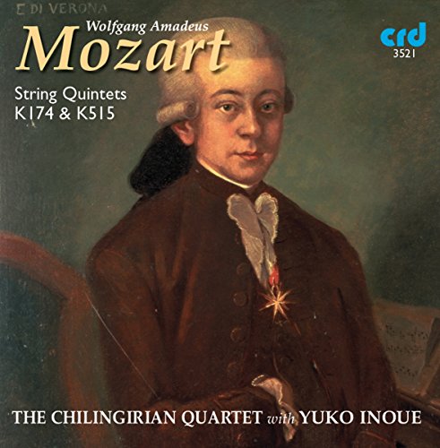 CD cover featuring a portrait of Mozart in 18th-century attire.