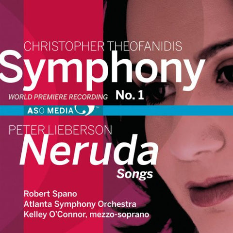 Oconnorasospano - Symphony No.1/ Neruda Songs (Lieberson) (ASO Media: ASO1002) [CD]