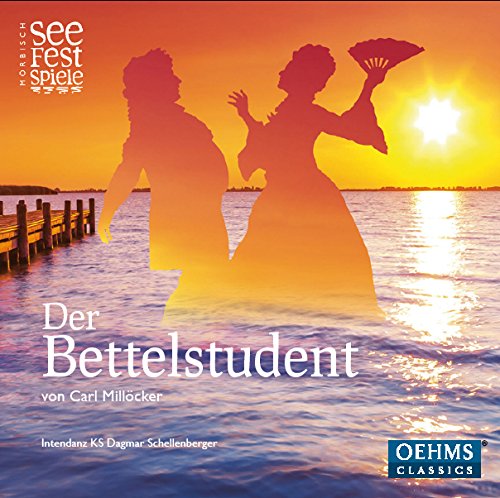 "CD cover featuring silhouettes of a man and woman at sunset."