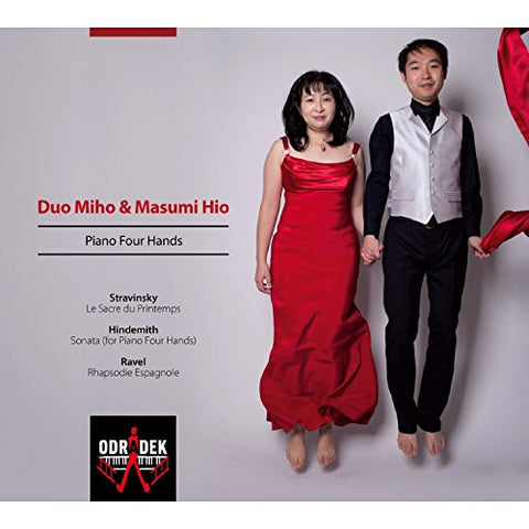 Duo Miho & Masumi Hio - Stravinsky: Rite of Spring; Hindemith: Sonata for Piano Four Hands; Ravel: Rhapsodie Espagnole [CD]