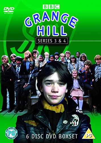 DVD cover for "Grange Hill: Series 3 & 4" with a group of schoolchildren.
