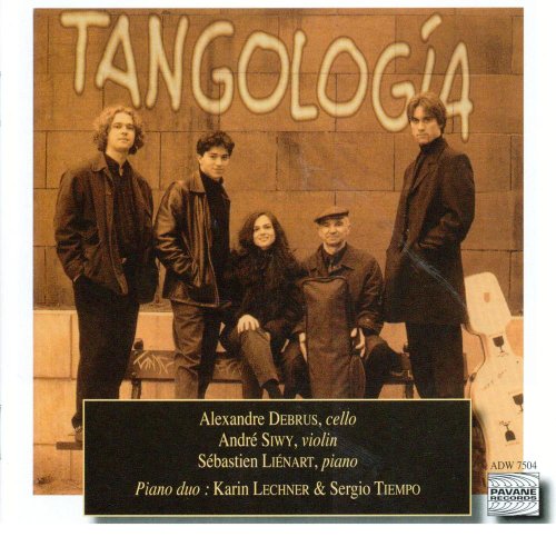 "CD cover featuring five musicians posing in front of a graffiti wall."