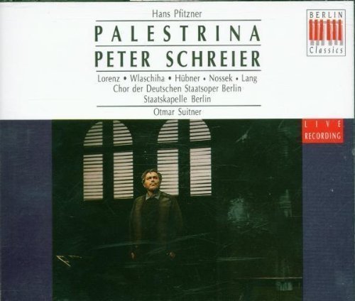 "CD cover with a man standing in a dark room with arched windows."