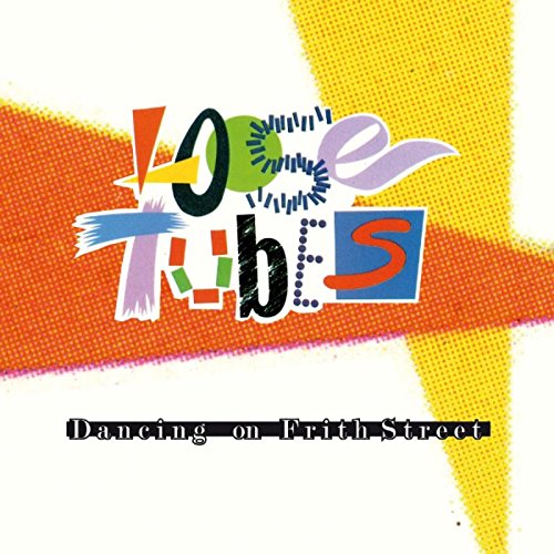 "Album cover with 'Loose Tubes' in colorful, abstract letters on orange, yellow, and white background."