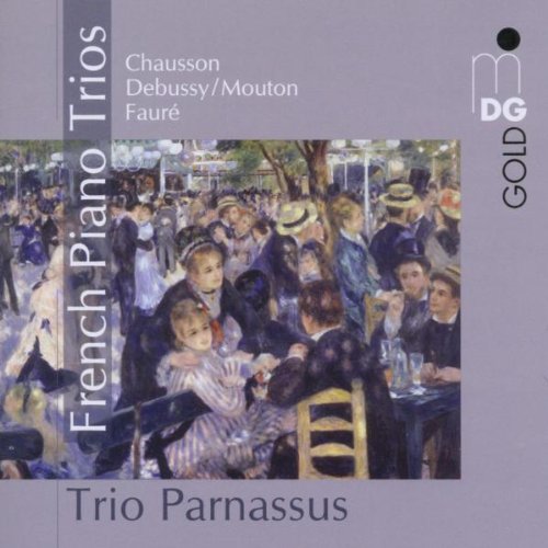 A CD cover featuring a painting of people at an outdoor cafe.
