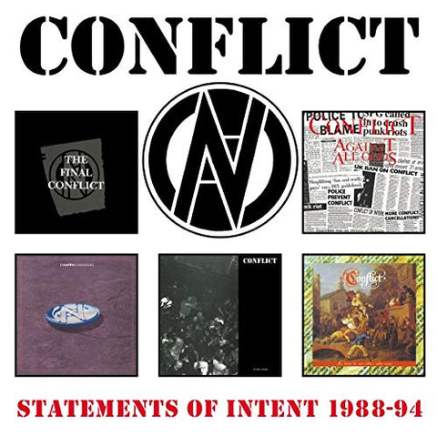 Conflict - Statements Of Intent 1988-94 (Clamshell Box) [CD]
