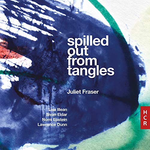 "CD cover with abstract blue and green background, white text, and red logo."