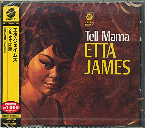 CD case featuring portrait of Etta James with Japanese text.