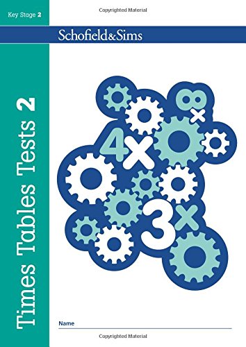 The image shows a workbook cover with interlocking gears and multiplication symbols.