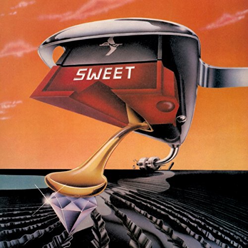 Vinyl record album cover featuring a futuristic, metallic object pouring liquid.