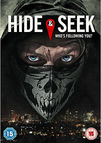 DVD cover featuring a person in a black hood with a cracked white mask.